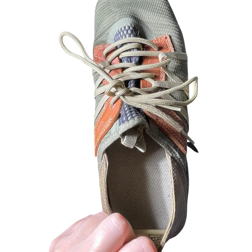 Olukai Nohea Moku Mens Olive Green Mesh Boat Shoes Sneakers Size 10.5